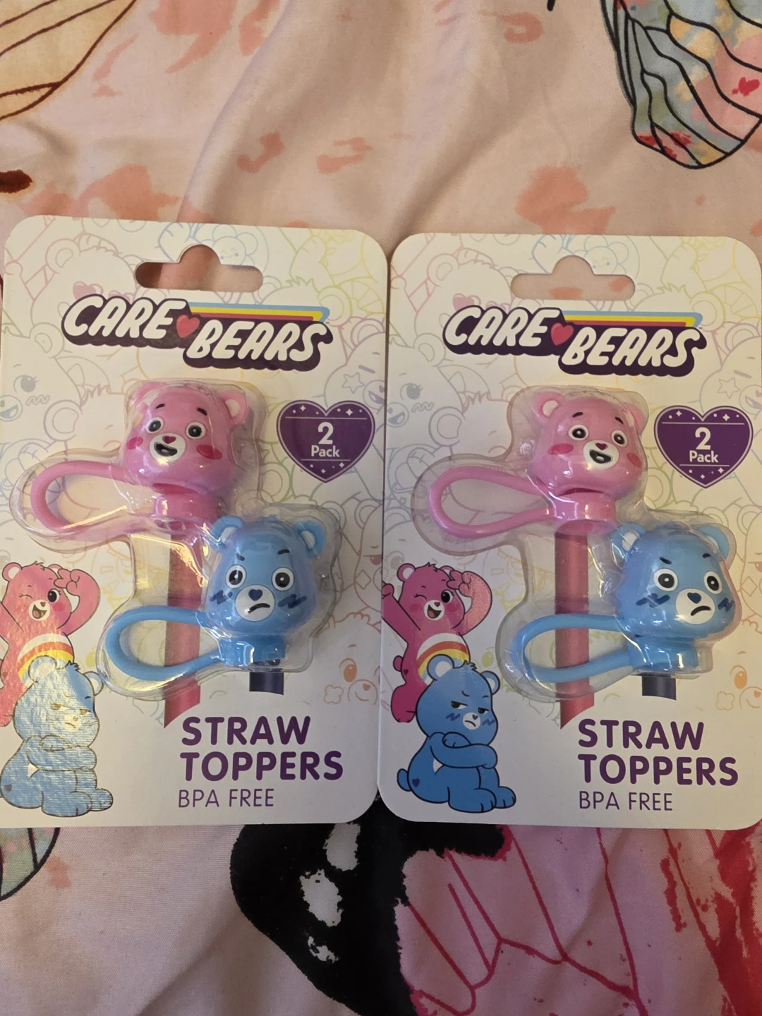 Care Bears Straw Toppers 2-Pack