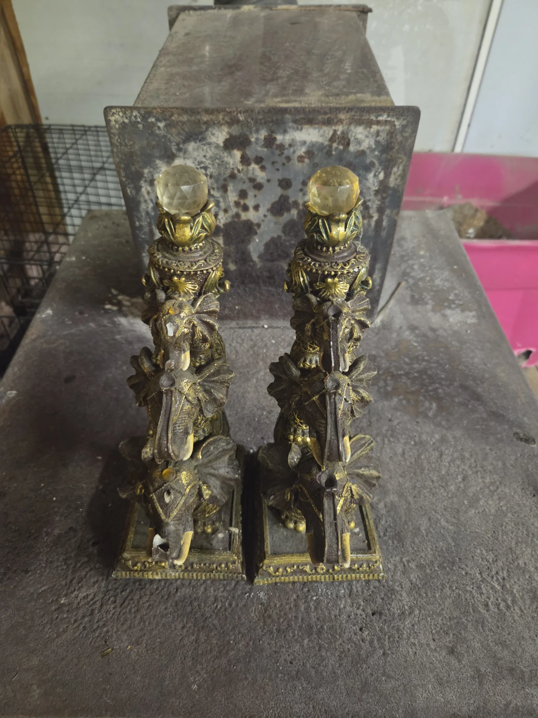 Set of Five Decorative Animal Sculptures