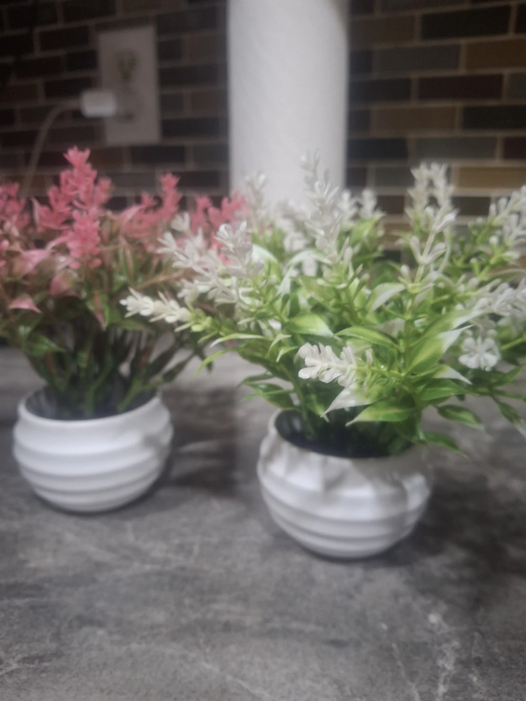 Set of 3 Artificial Potted Plants - photo 4