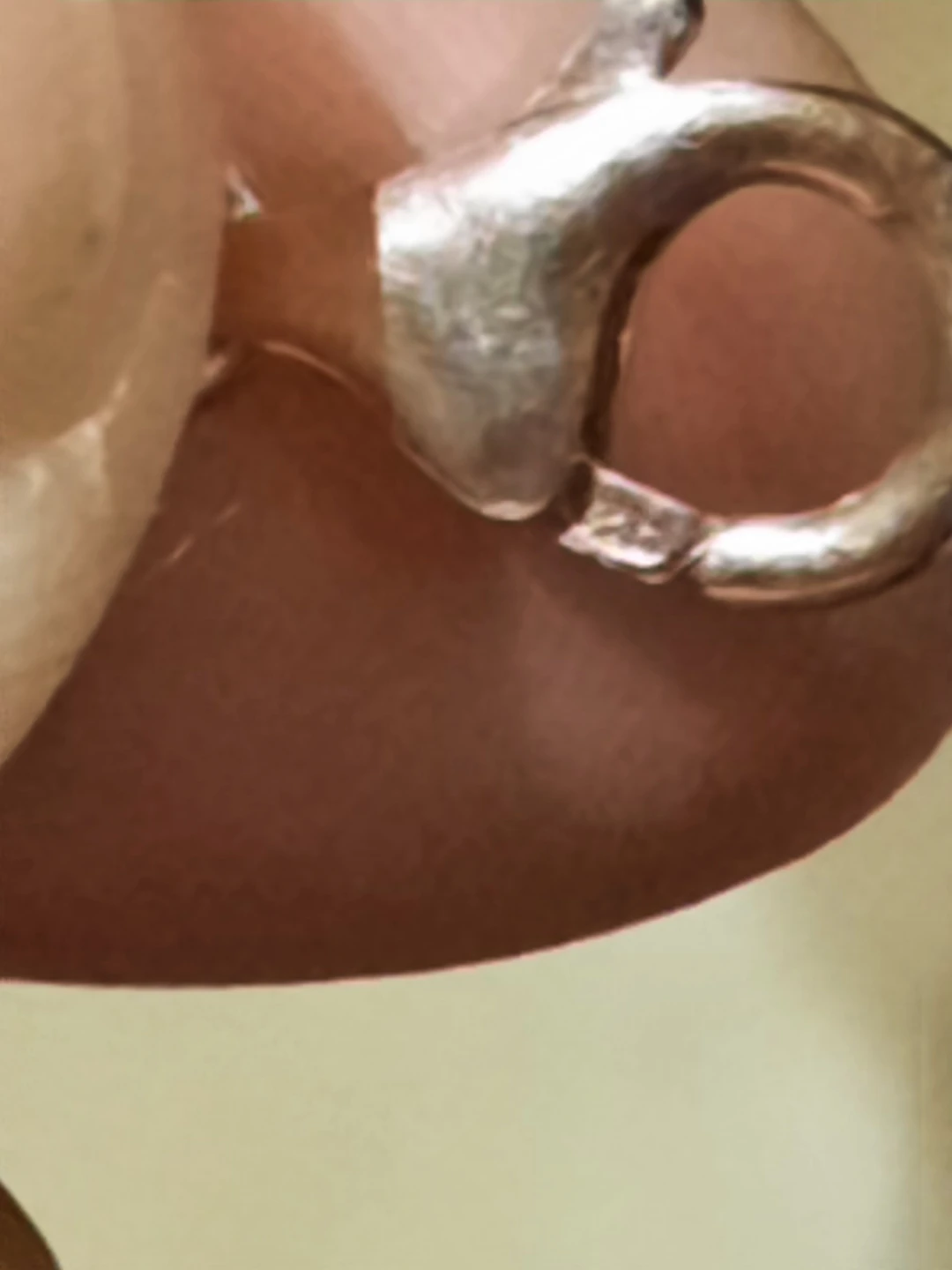 Rose Gold over Sterling Silver Braided Bracelet soft bangle - photo 2