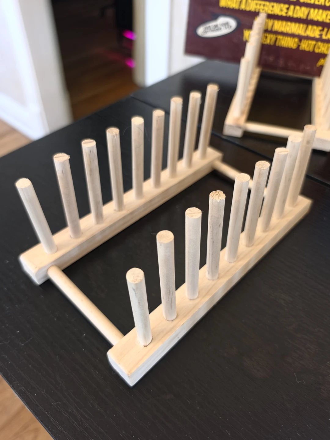 Vinyl Record Rack Bundle – 8 Wooden & Metal Holders - photo 4