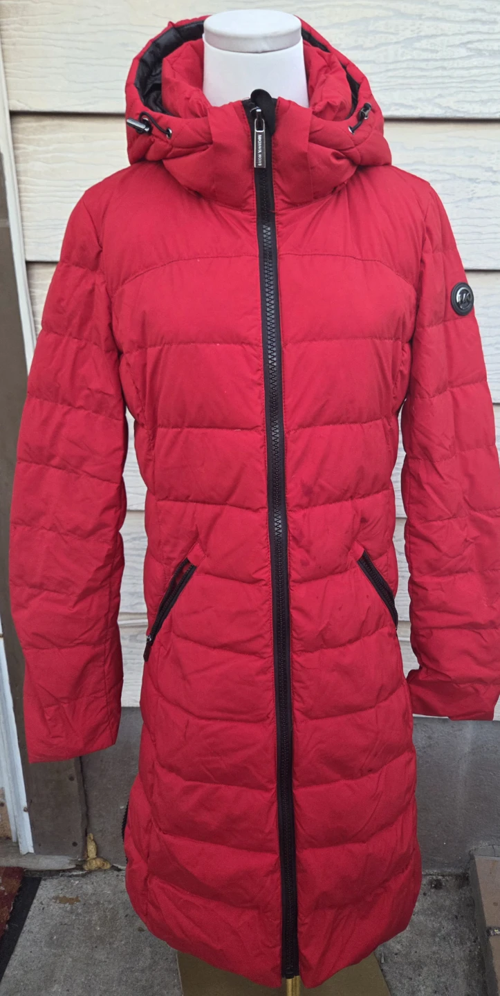 Michael Kors Red Puffer Coat