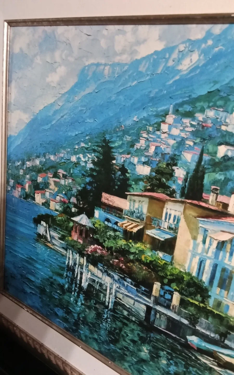 Howard Behrens "Lugano Coastline" Framed - photo 3