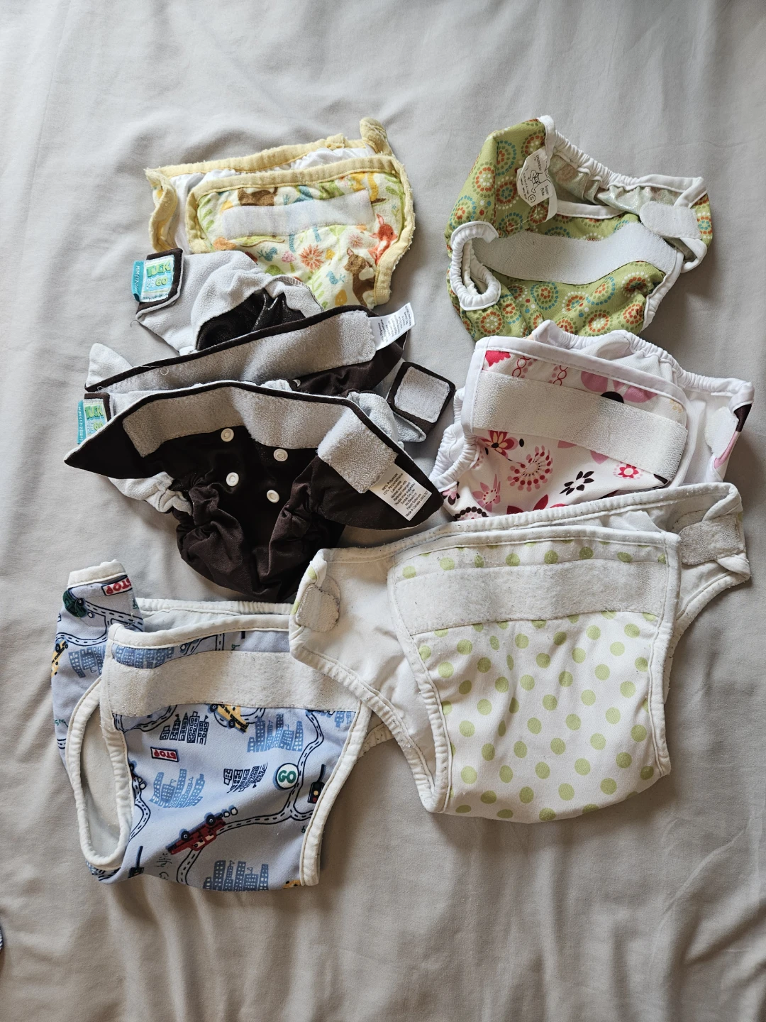 Assorted Cloth Diaper Covers Set