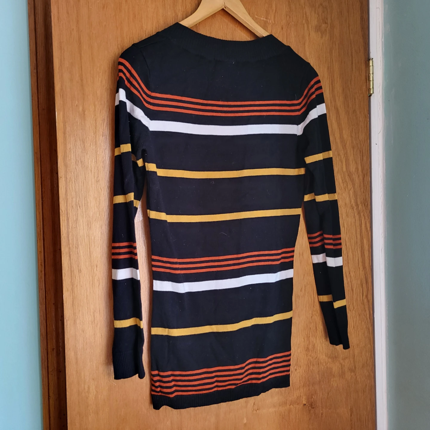 exgirlfriend Striped Lace-Up Sweater - photo 2