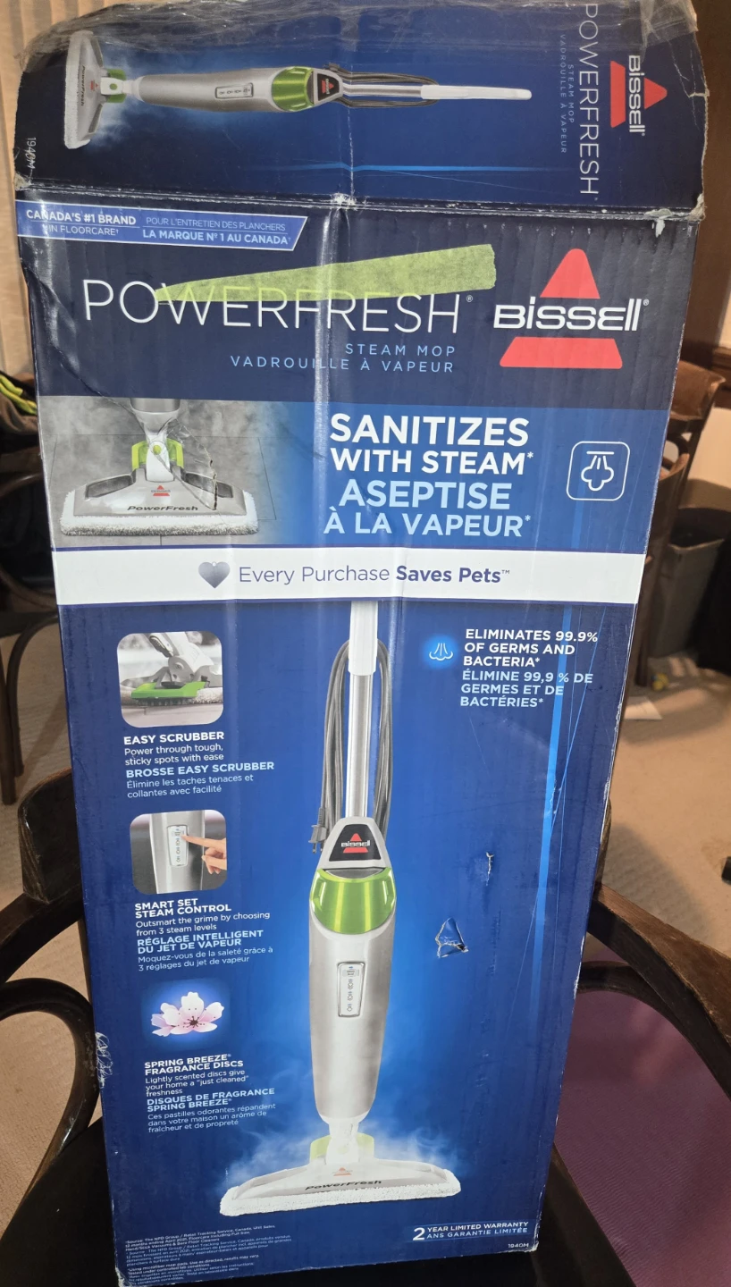 Bissell PowerFresh Hard Floor Steam Mop.  Brand new in box.