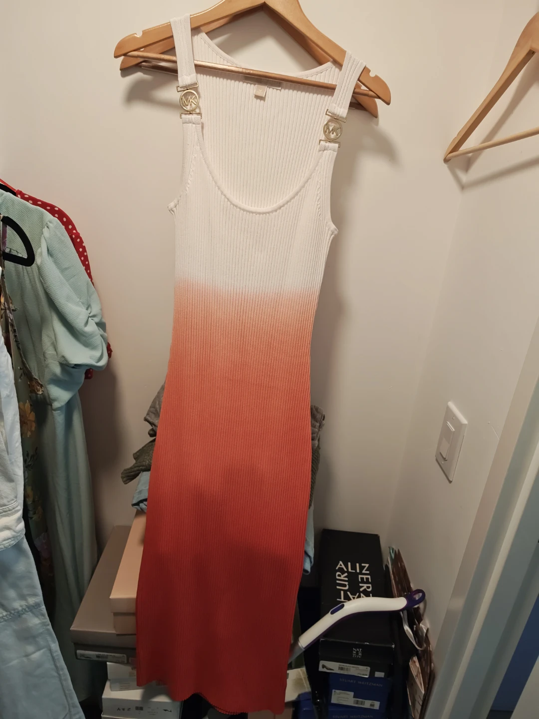 Michael Kors Ribbed Ombre Tank Dress