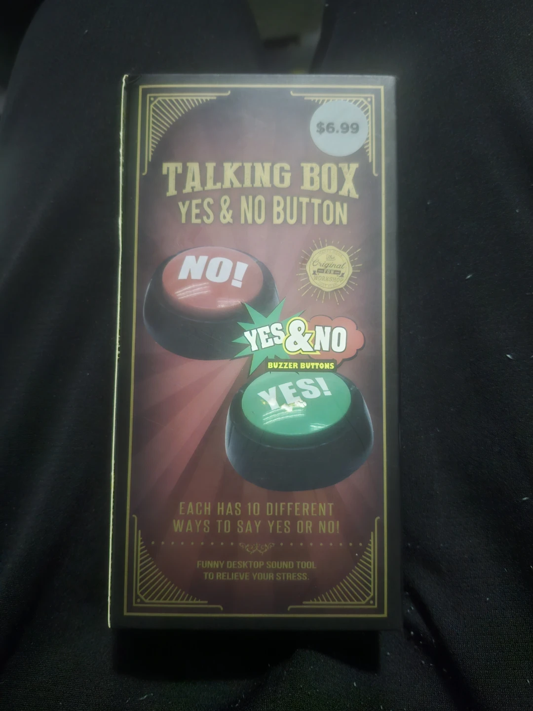 The Original Fun Workshop Talking Box Yes & No Buttons
