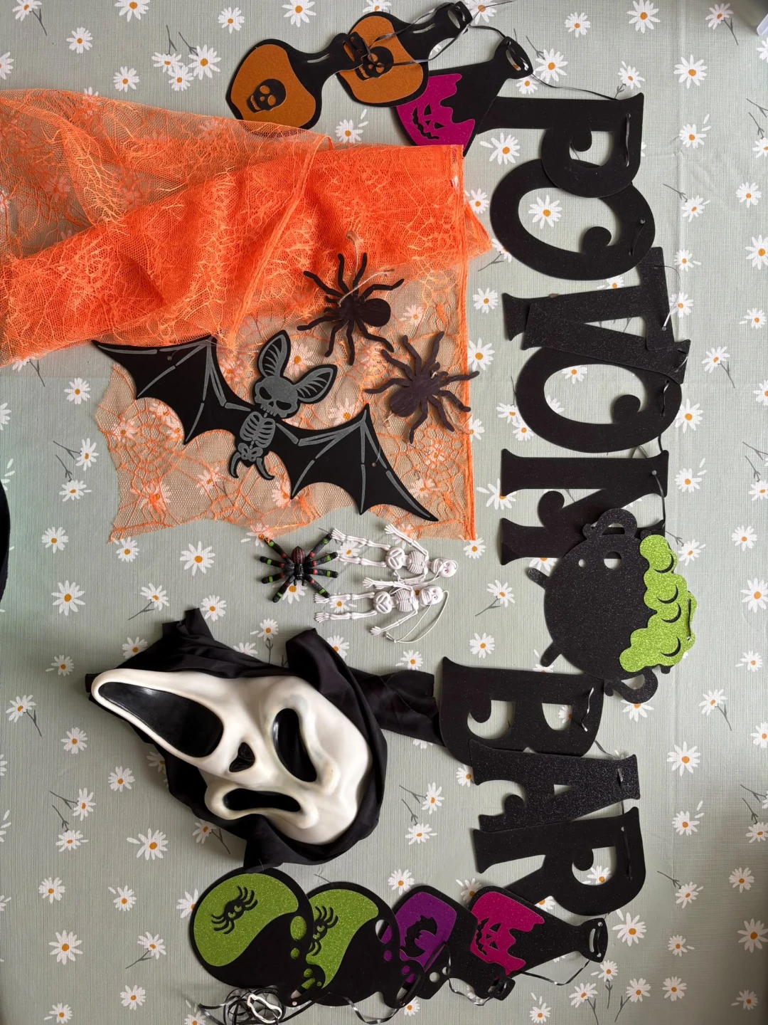 Assorted Halloween decorations