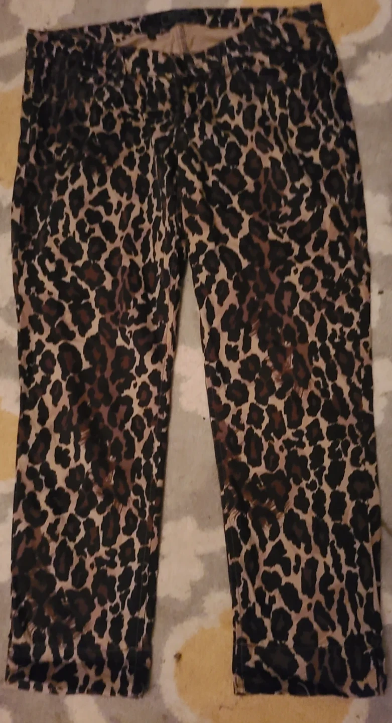GUESS Los Angeles Leopard Print Pants Size 29