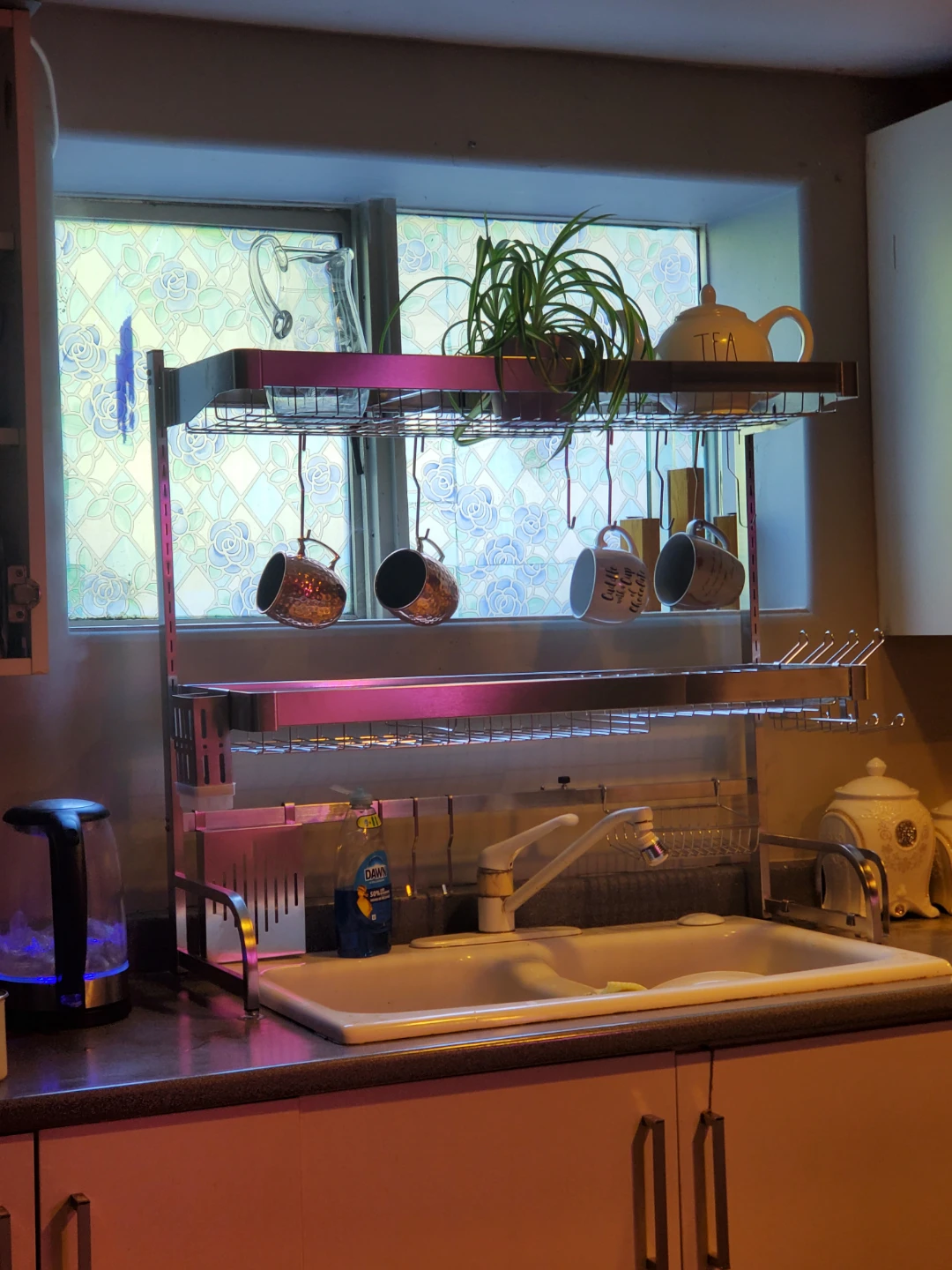Stainless Steel Over-the-Sink Dish Drying Rack