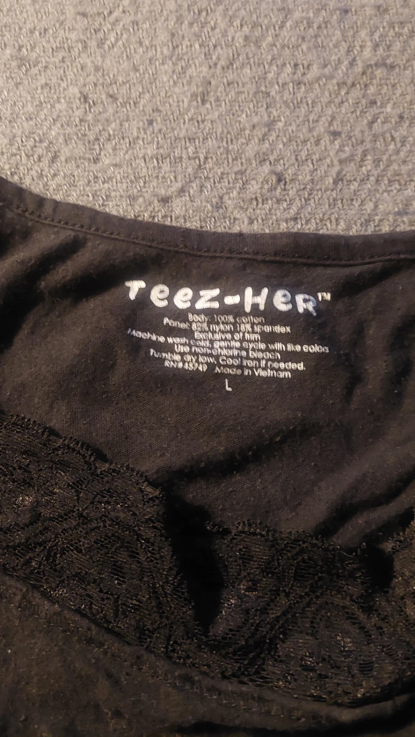 Teez-Her Black Lace Camisole - photo 2