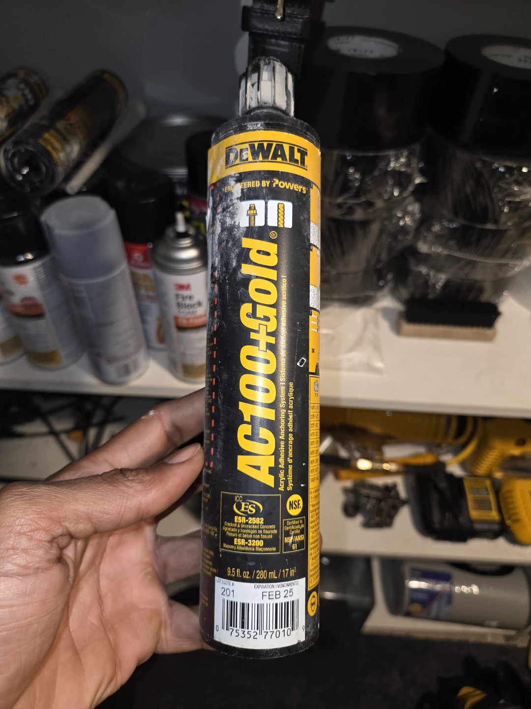 DEWALT AC100+ Gold Adhesive Anchoring System