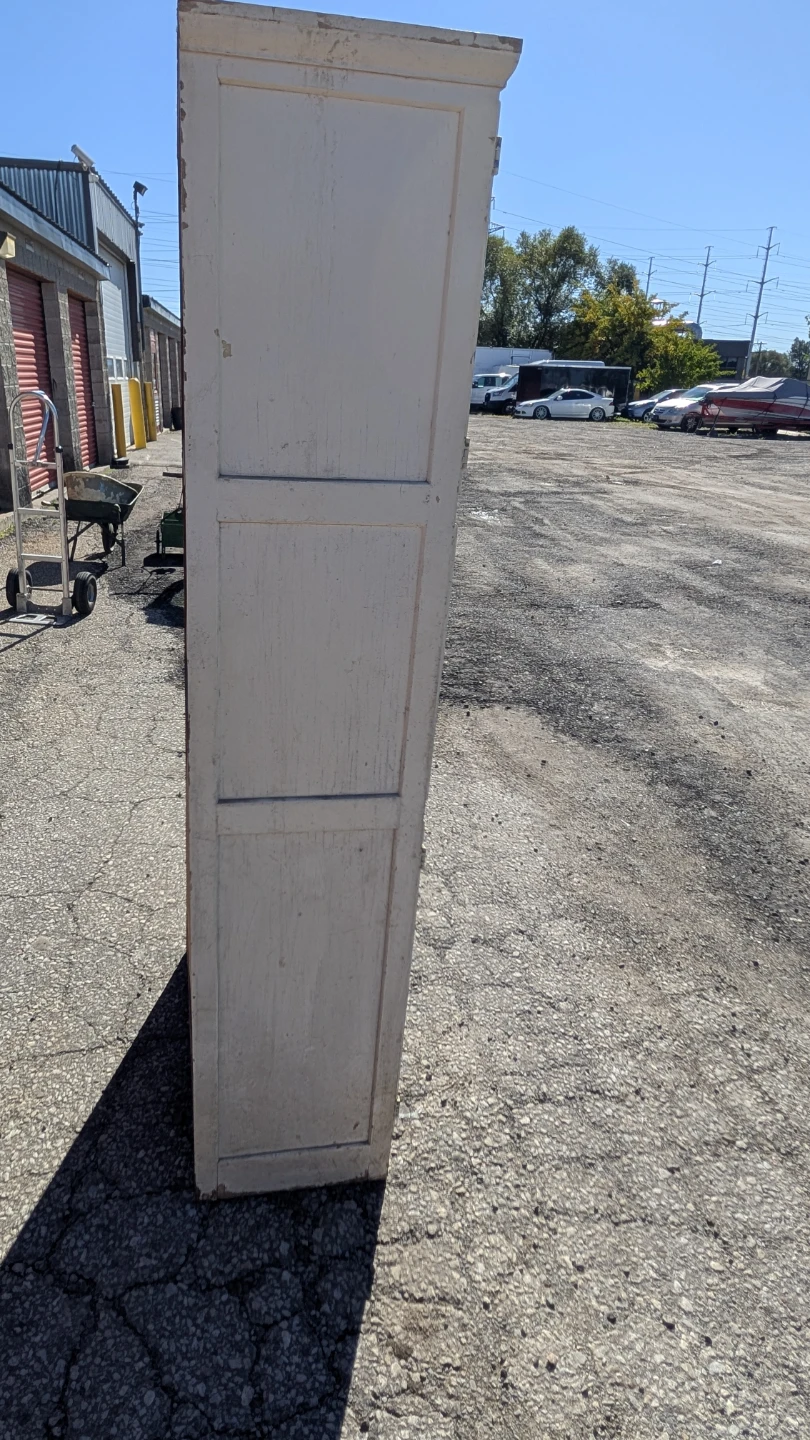 Vintage White Painted Kitchen Hutch - photo 3
