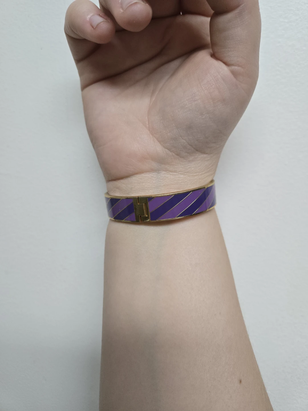 Coach Purple Striped Bracelet - photo 2
