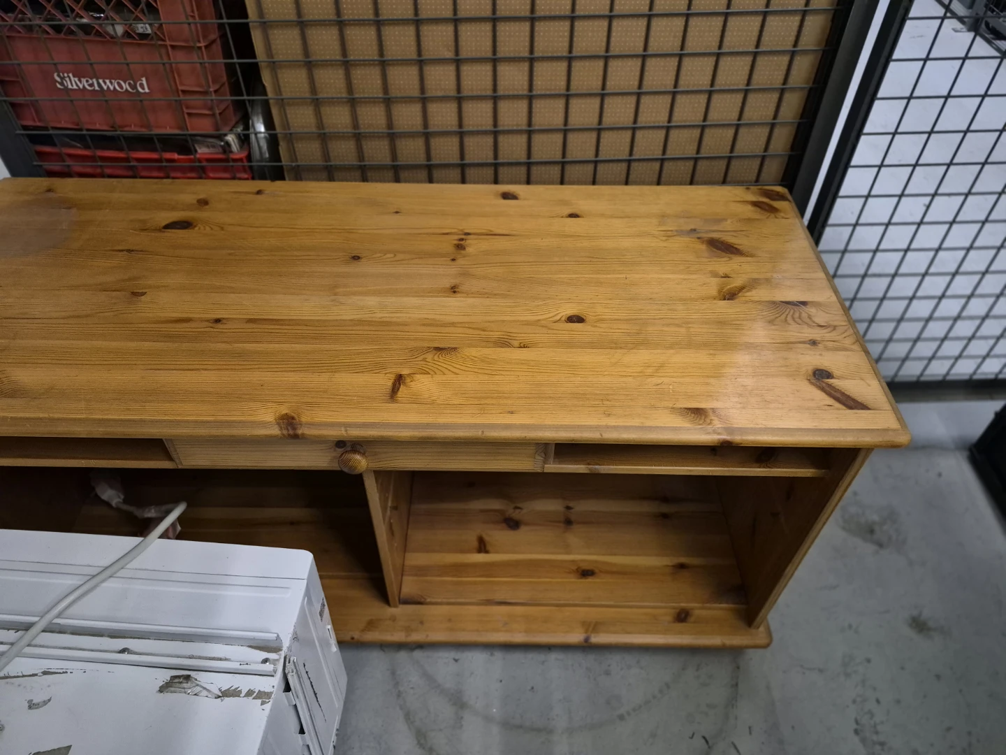 Solid Wood Media Console pine ikea