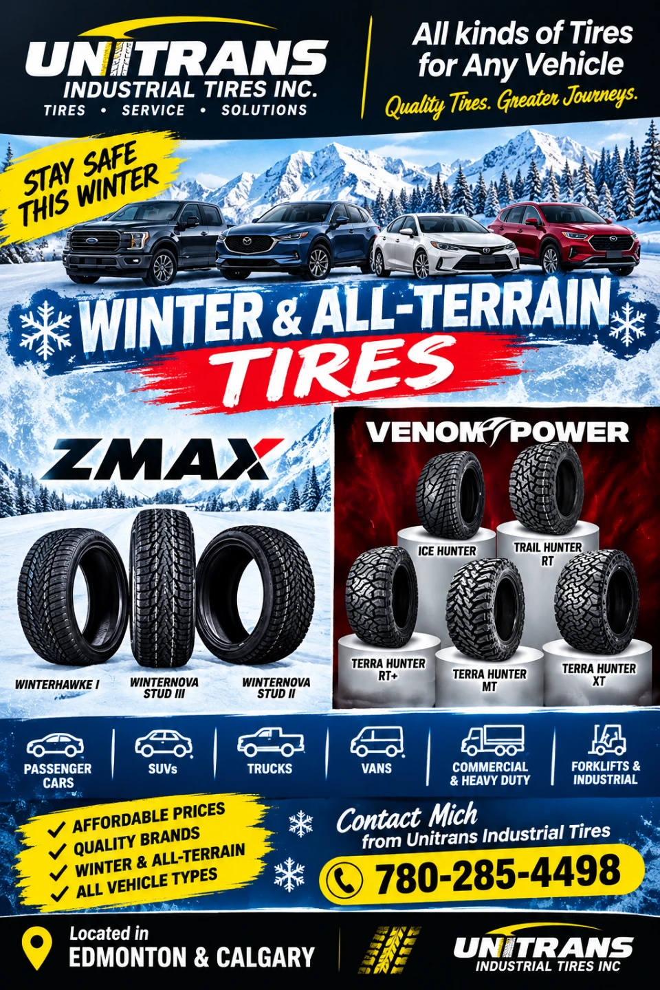 Winter and All-Terrain Tires