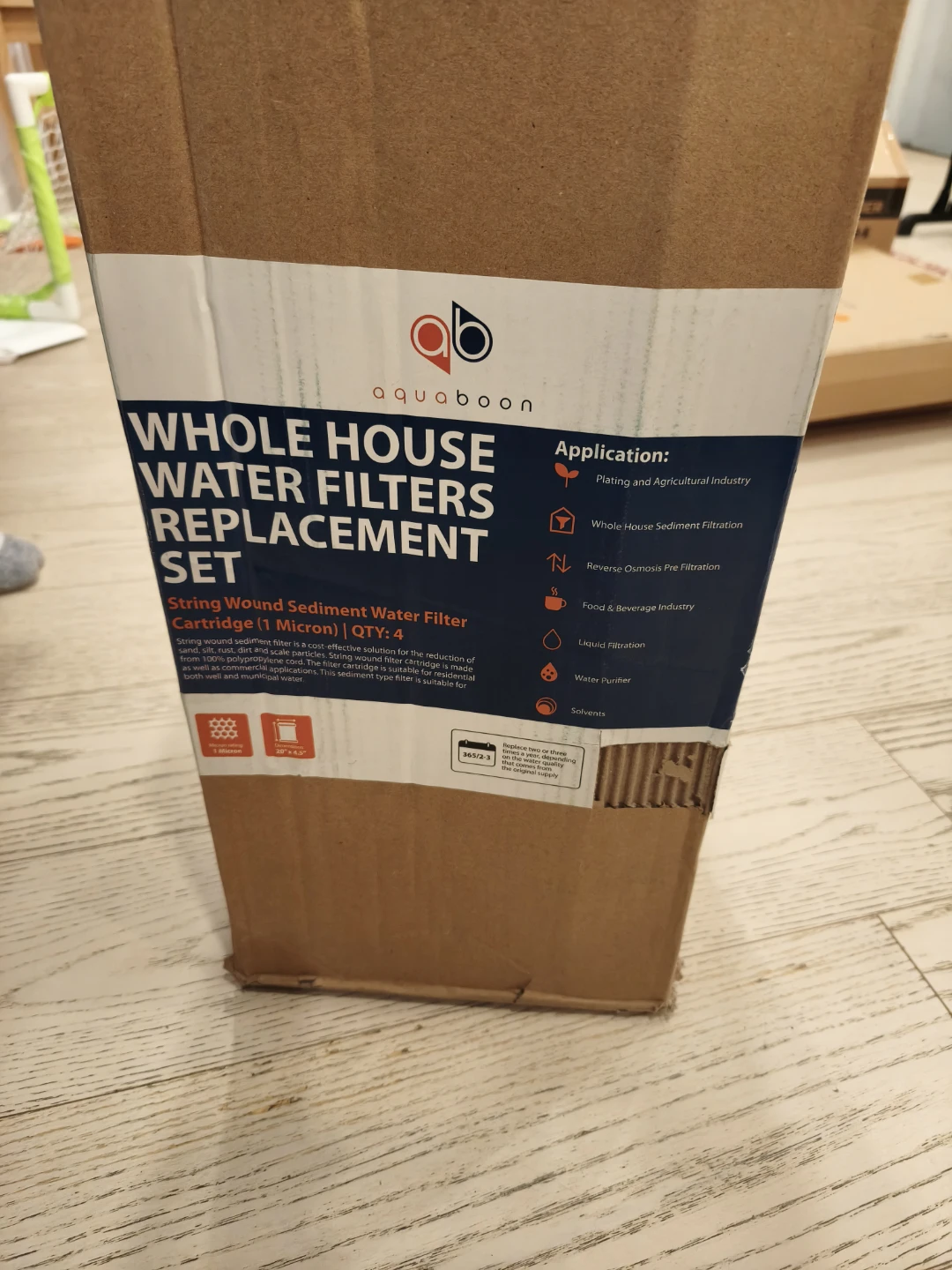 Aquaboon Whole House Water Filter Set 20 x 4.5