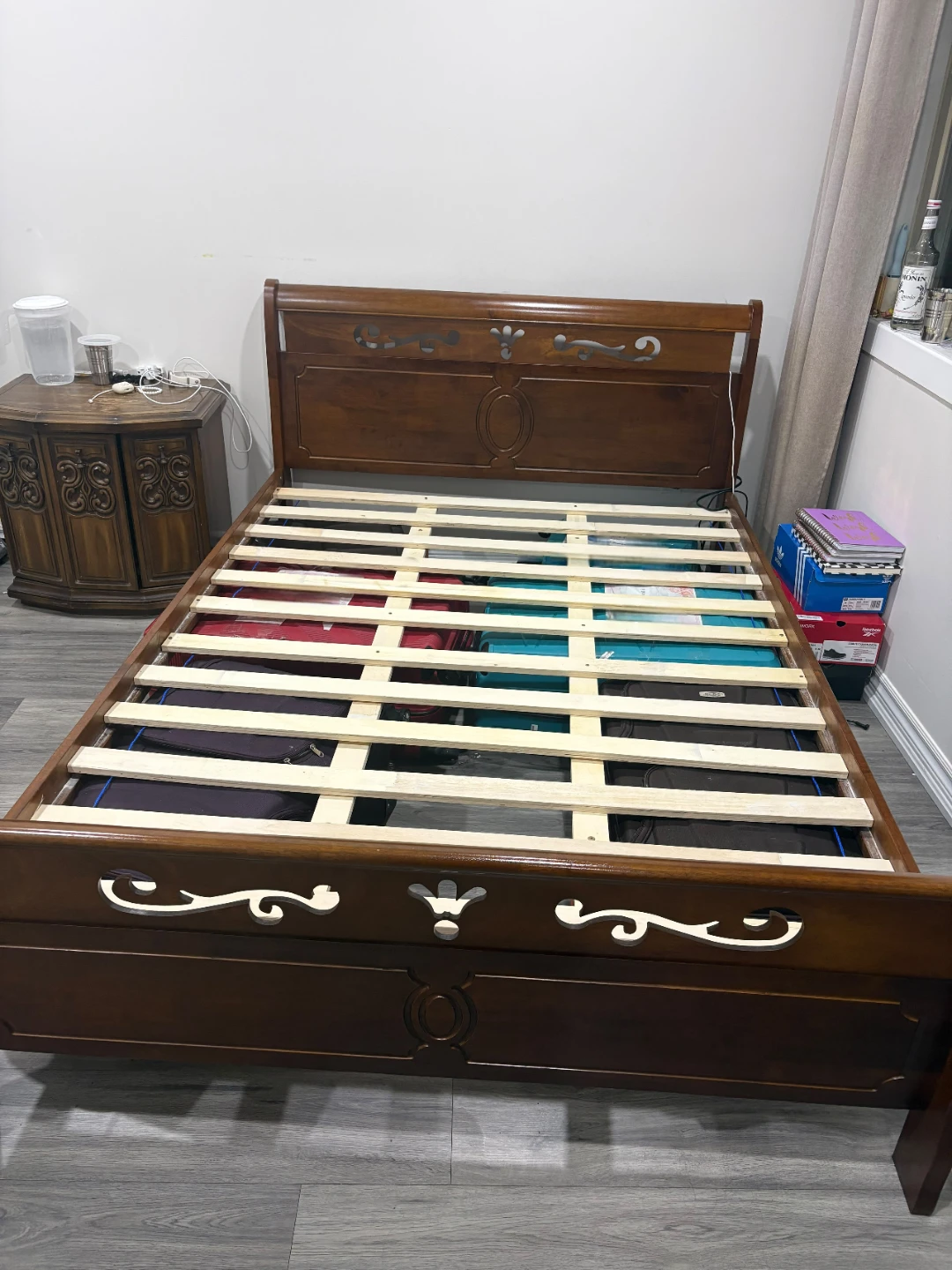Double Wooden bed frame