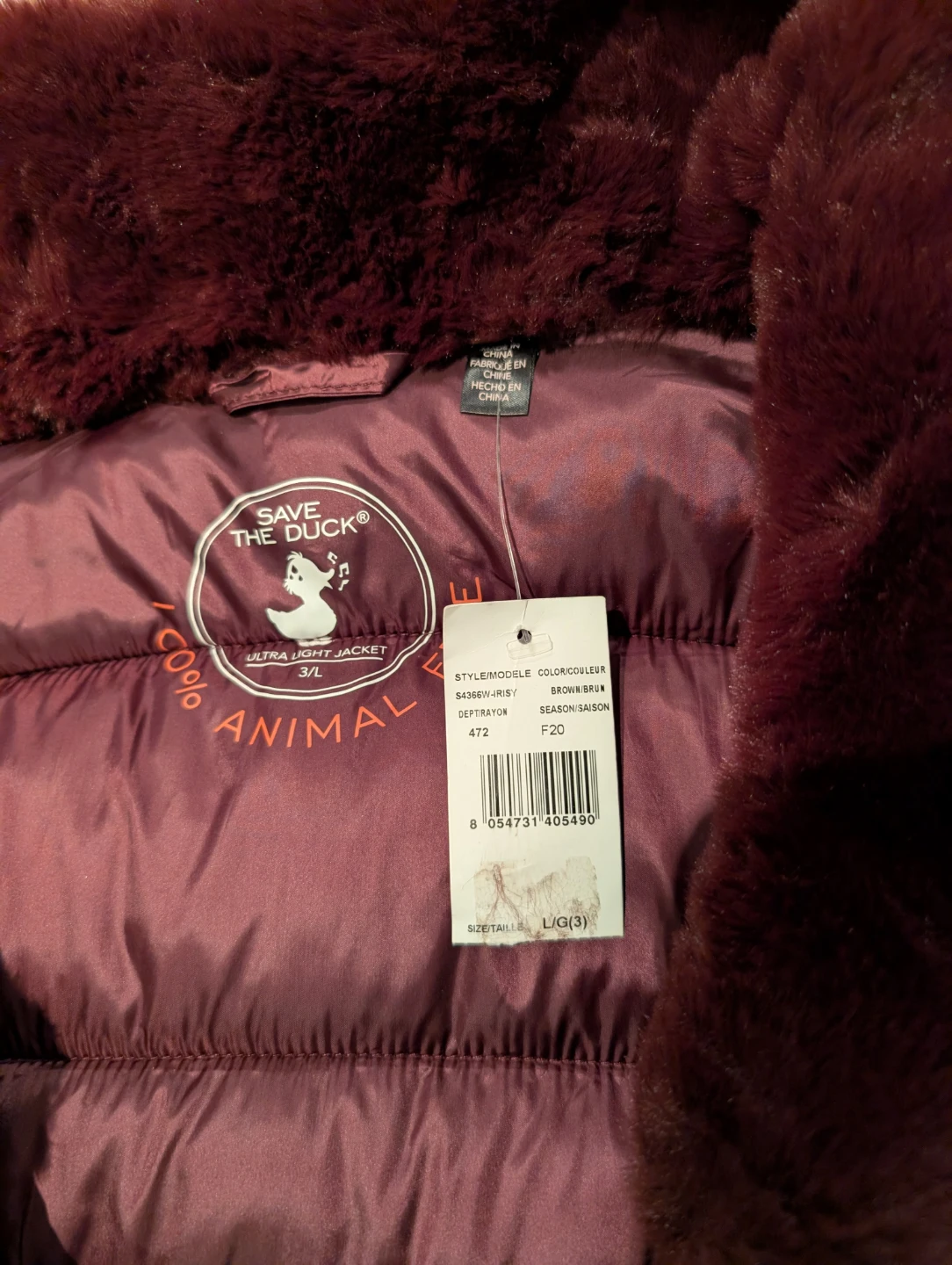 Brand new with tag Save The Duck long puffer coat - photo 5