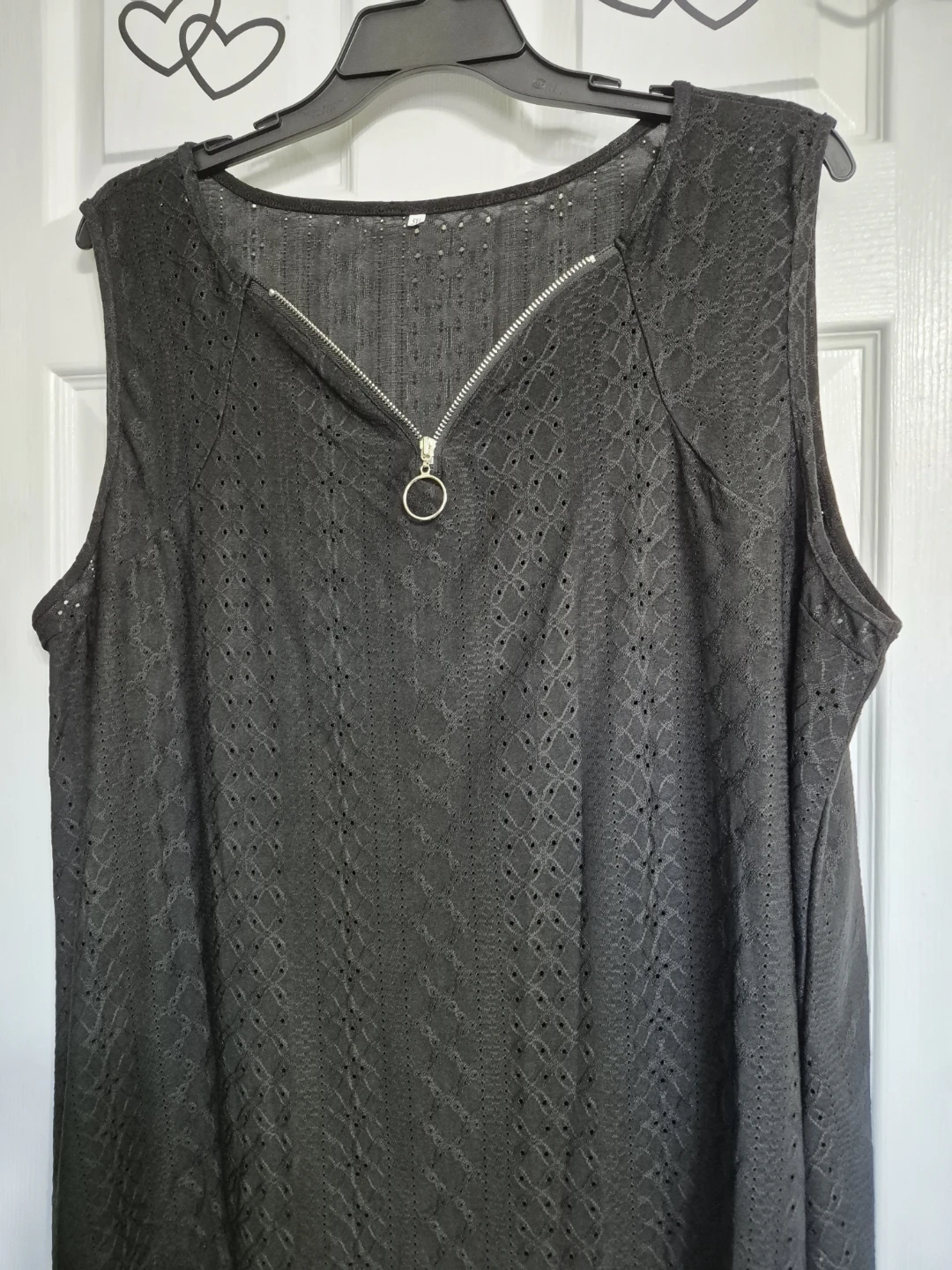 Ladies Size 5X Black Tank Top Blouse - photo 4