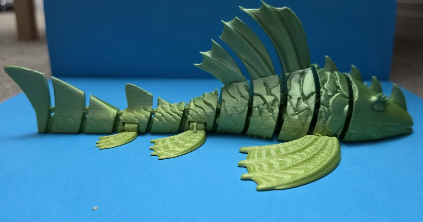 3D Printed Articulated Fish Figure - photo 4