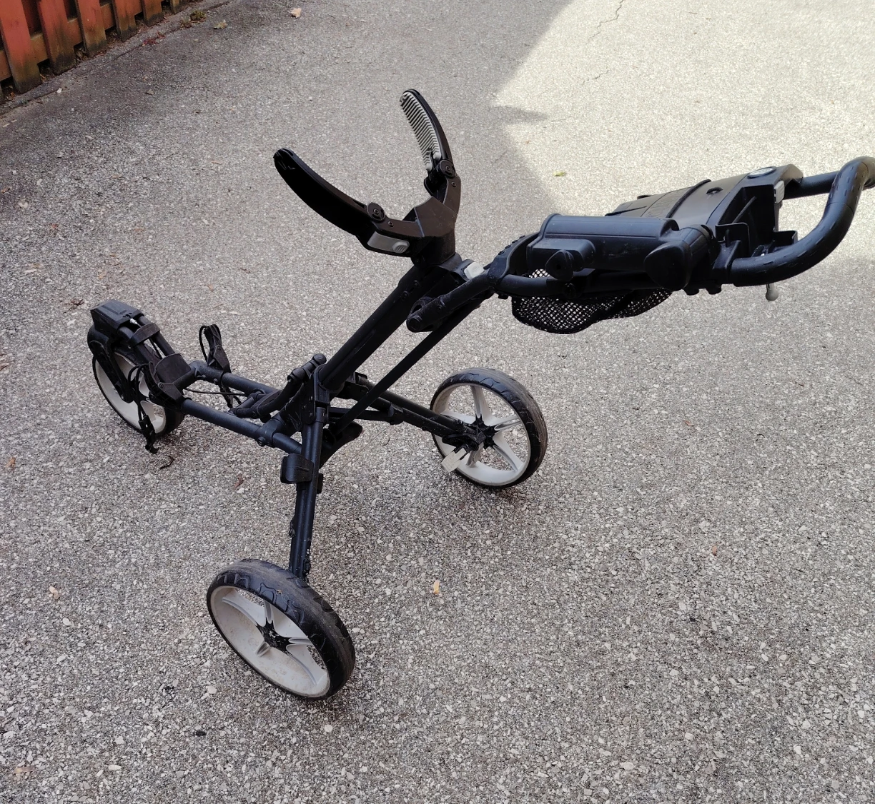 CaddyTek 3-Wheel Leopard Golf Push Cart - photo 3