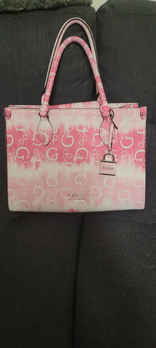 Guess Los Angeles Pink Tie-Dye Handbag - photo 4