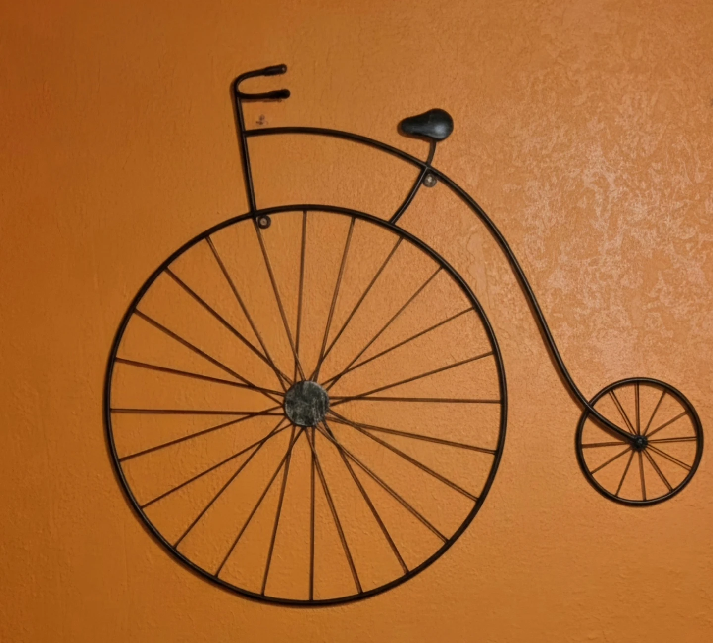 Vintage Style Penny Farthing Metal Wall Art