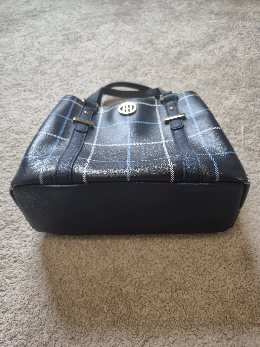Tommy Hilfiger Navy Plaid Handbag - photo 3