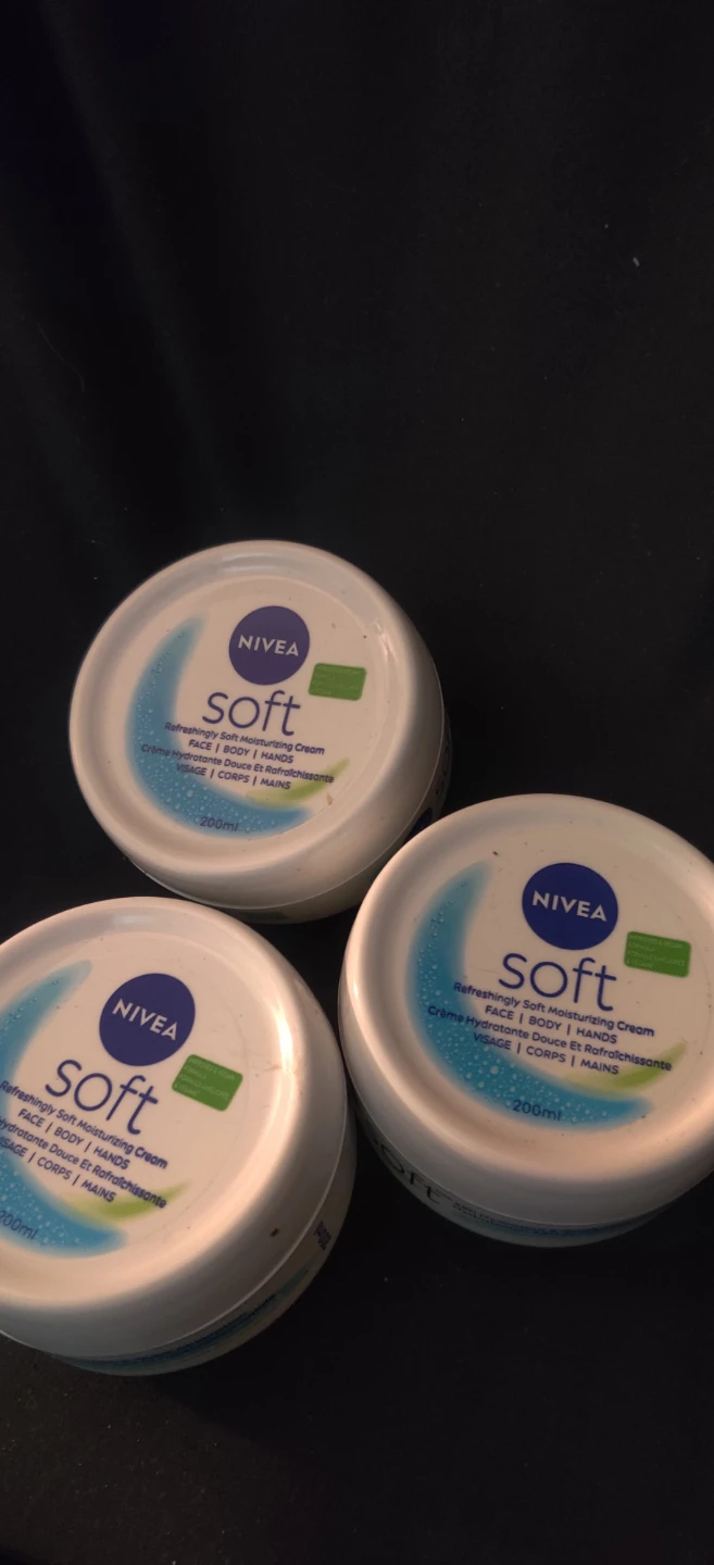 Nivea Soft refresh moisturizer ×3