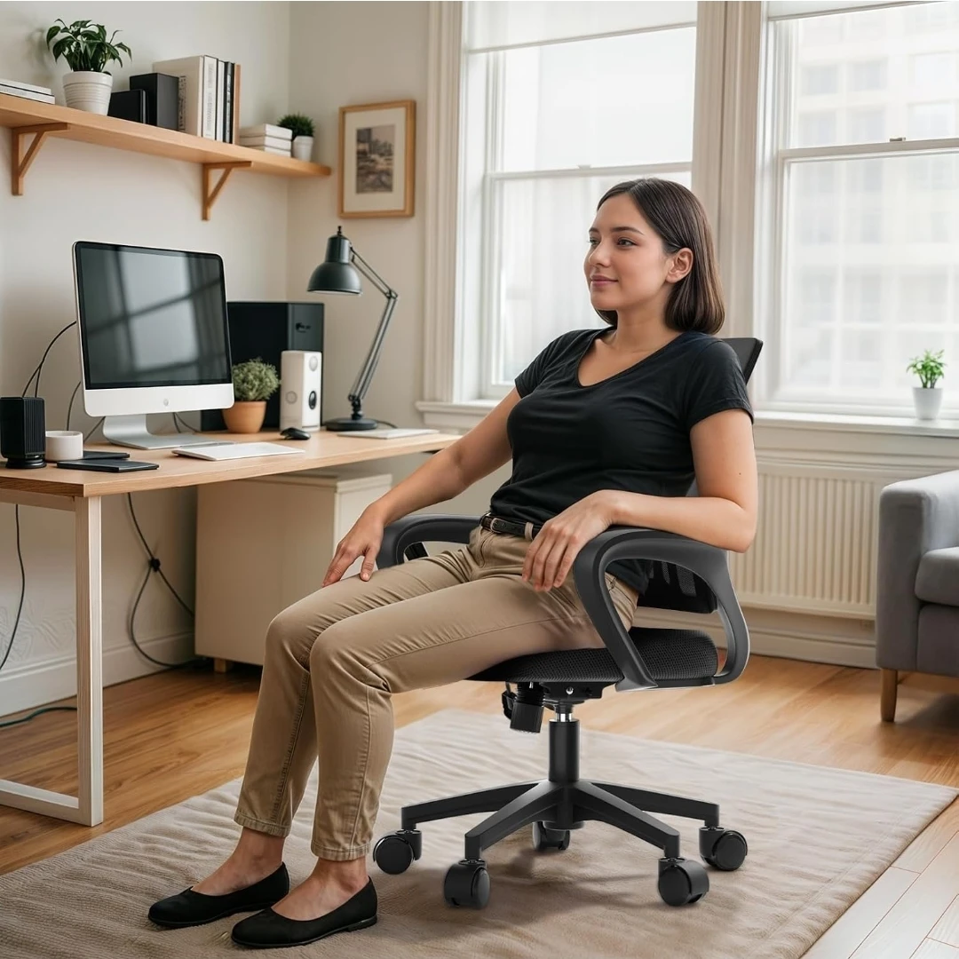 Black Mesh Ergonomic Office Chair - photo 4