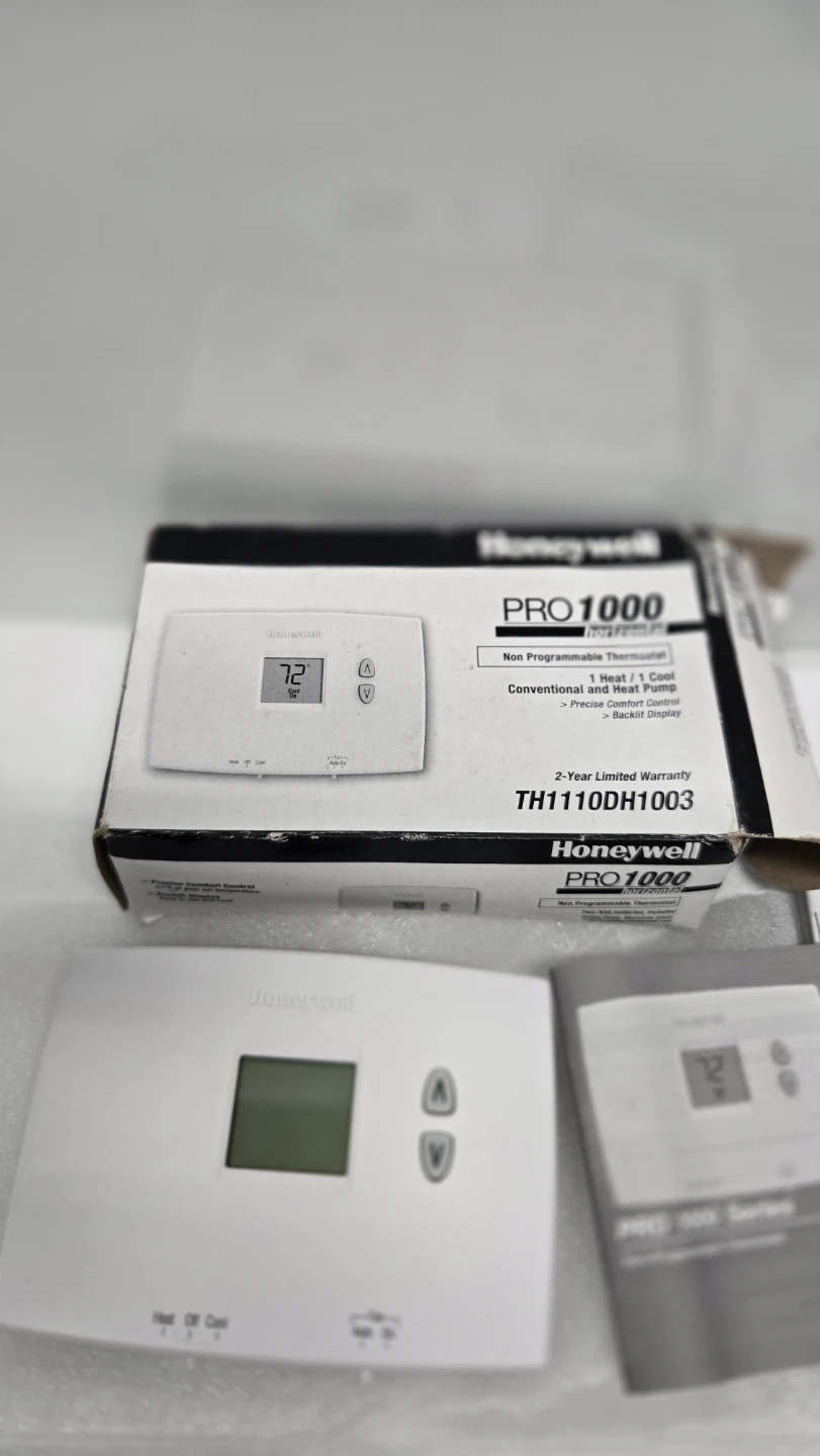 Honeywell PRO 1000 Thermostat Push Button Backlit