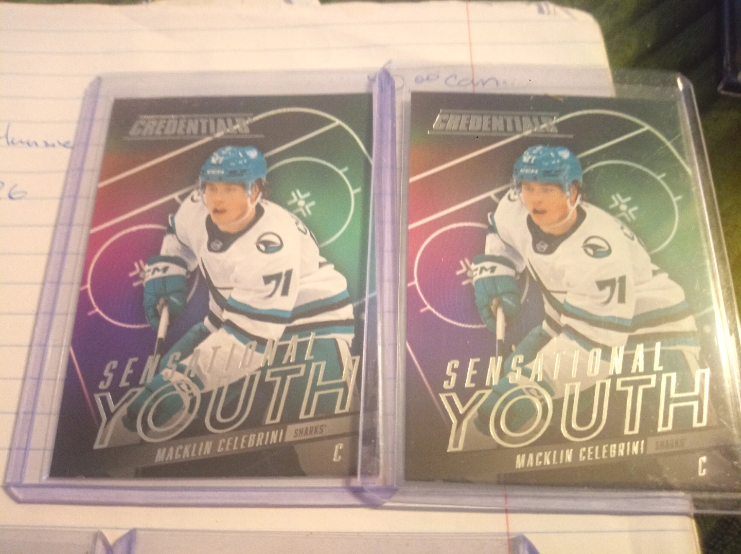 Macklin Celebrini Hockey Card Lot - photo 3