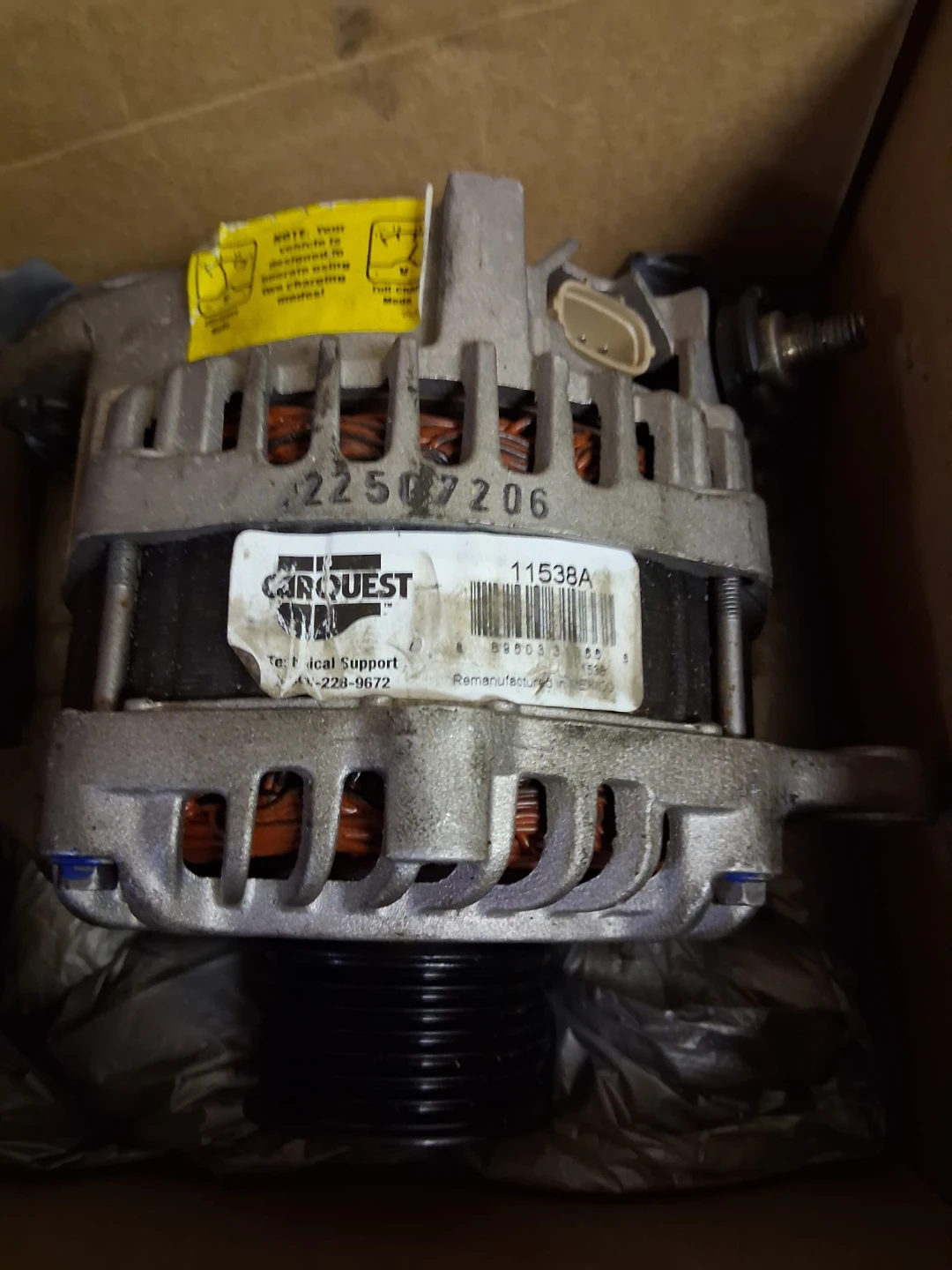 Carquest Alternator 11538A