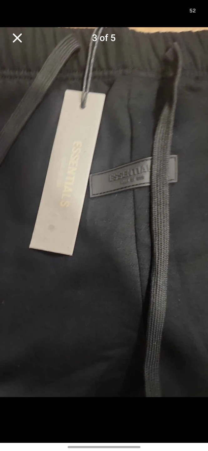 Essentials Fear of God Sweatpants - Black - Large - photo 3