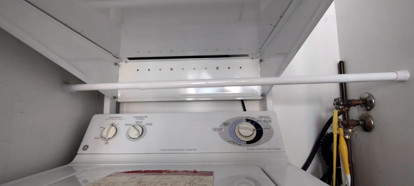 White Adjustable Tension Rod - photo 3