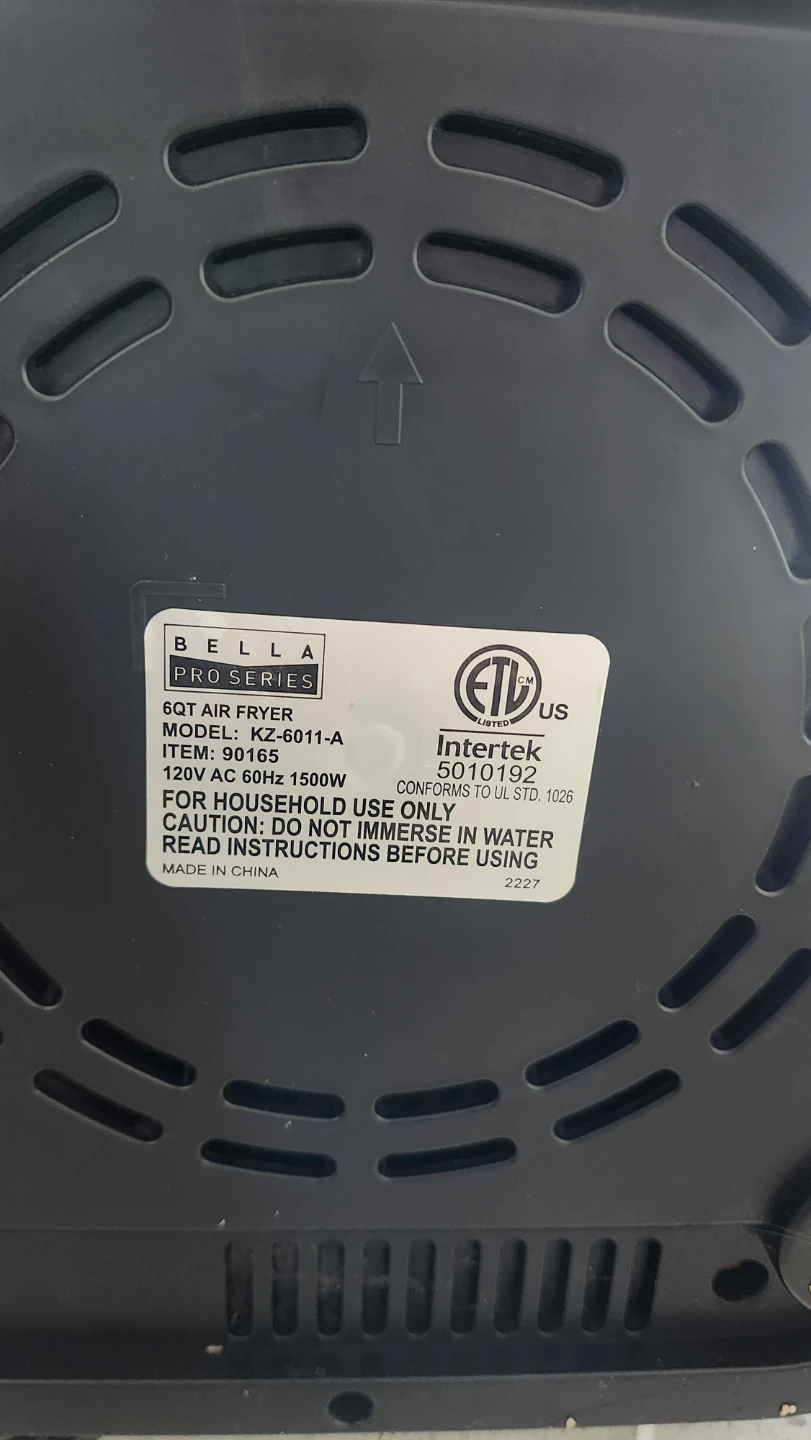 Bella Pro Series 6qt Air Fryer - photo 2