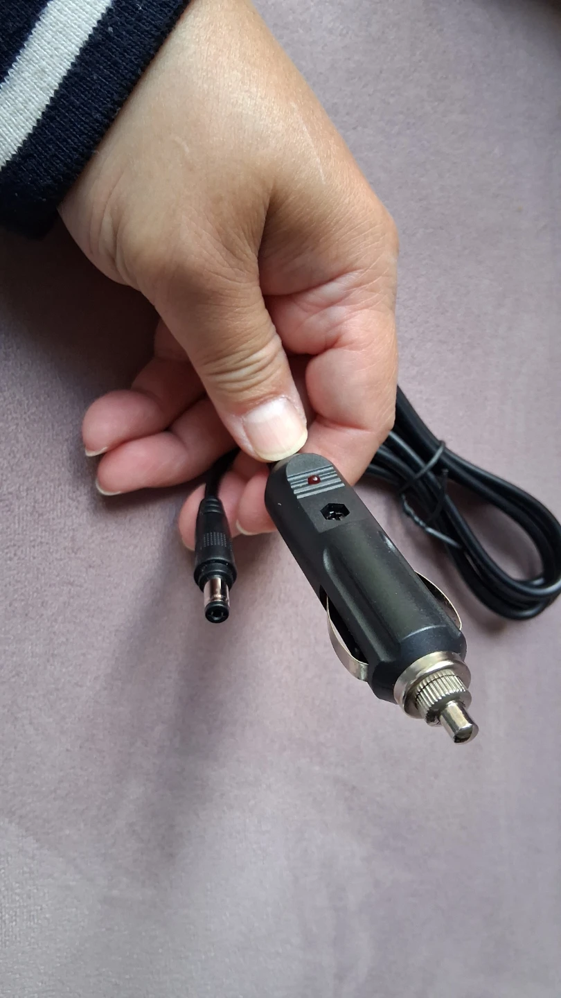 car charger adapter cord 12V DC jeck 5.5 x 2.1mm - photo 3