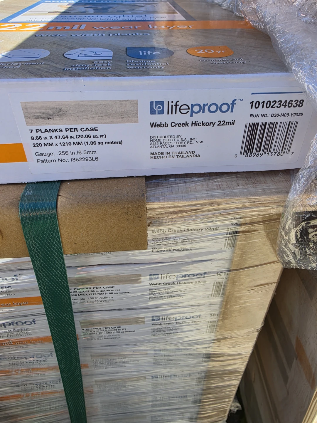 Lifeproof Webb Creek Hickory Vinyl Plank Flooring - photo 3