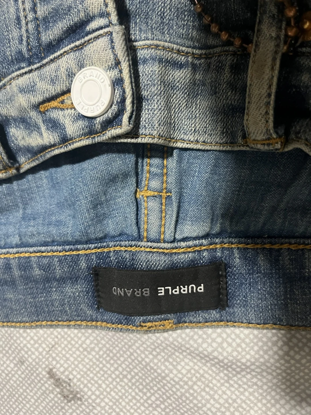 Purple Brand Paint Splatter Jeans - photo 2