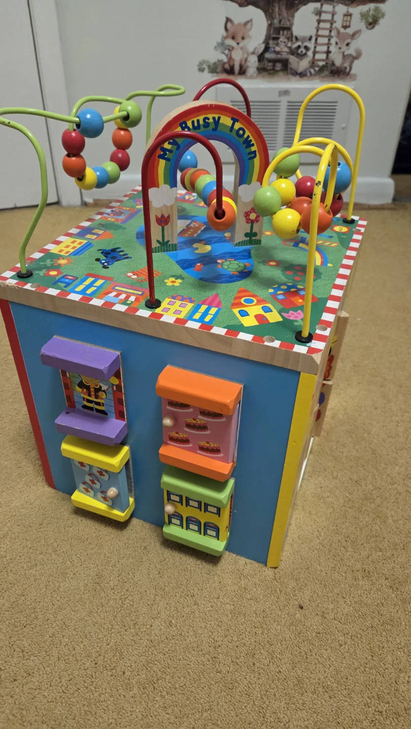 Parents My Busy Town Wooden Activity Cube - photo 2