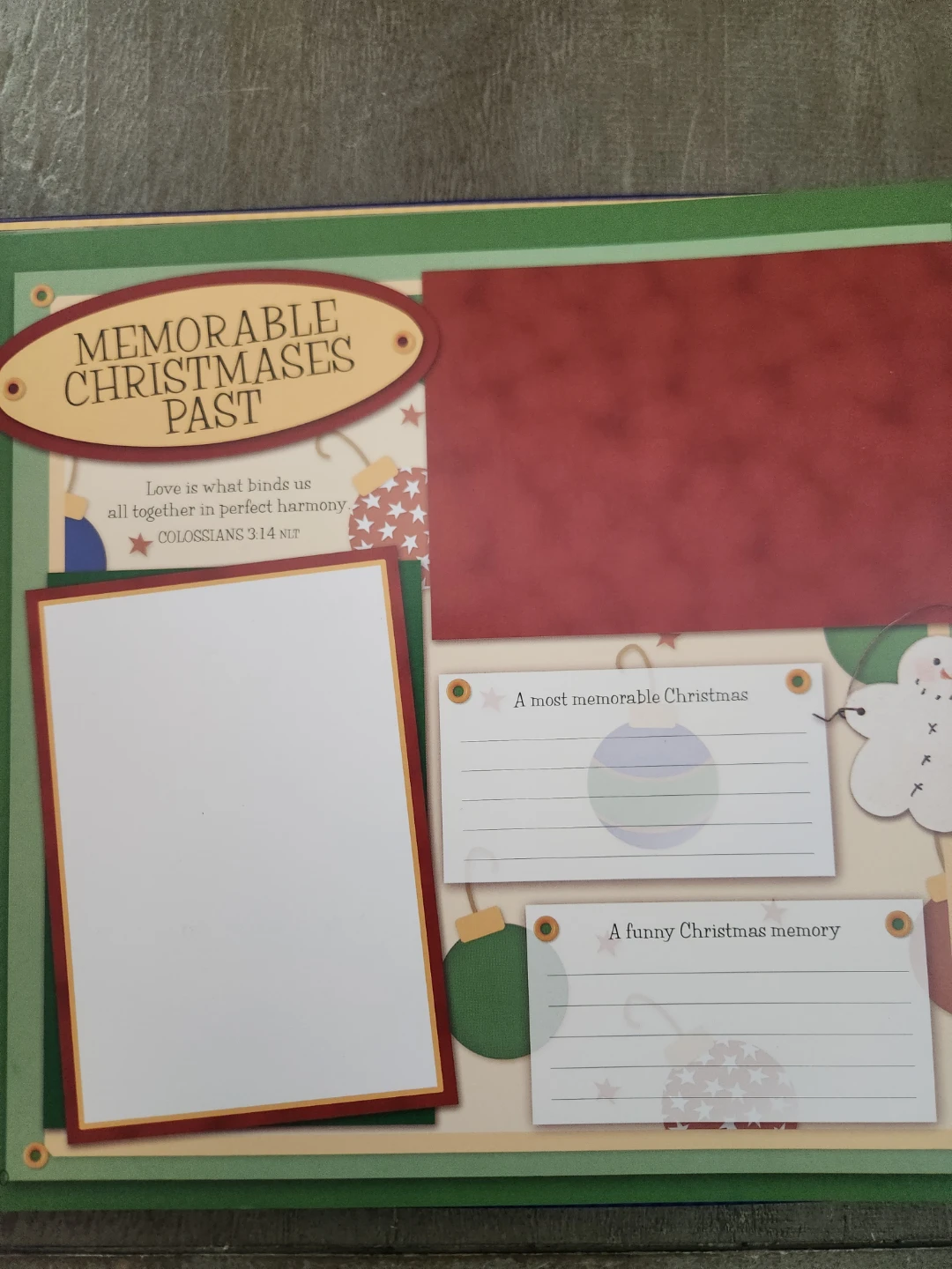 Christmas Scrapbook - photo 3