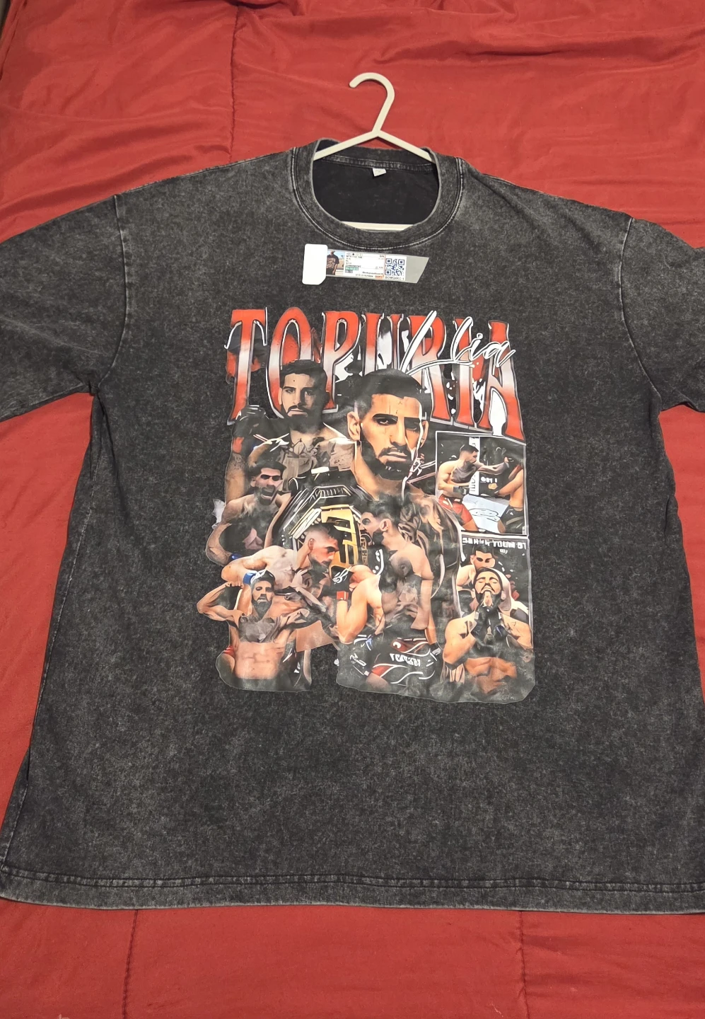Ilia Topuria UFC Graphic T-Shirt - photo 3
