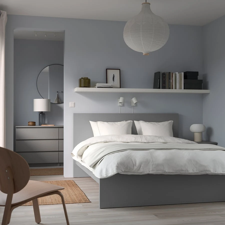 IKEA MALM Queen Bed Frame in Grey - photo 3