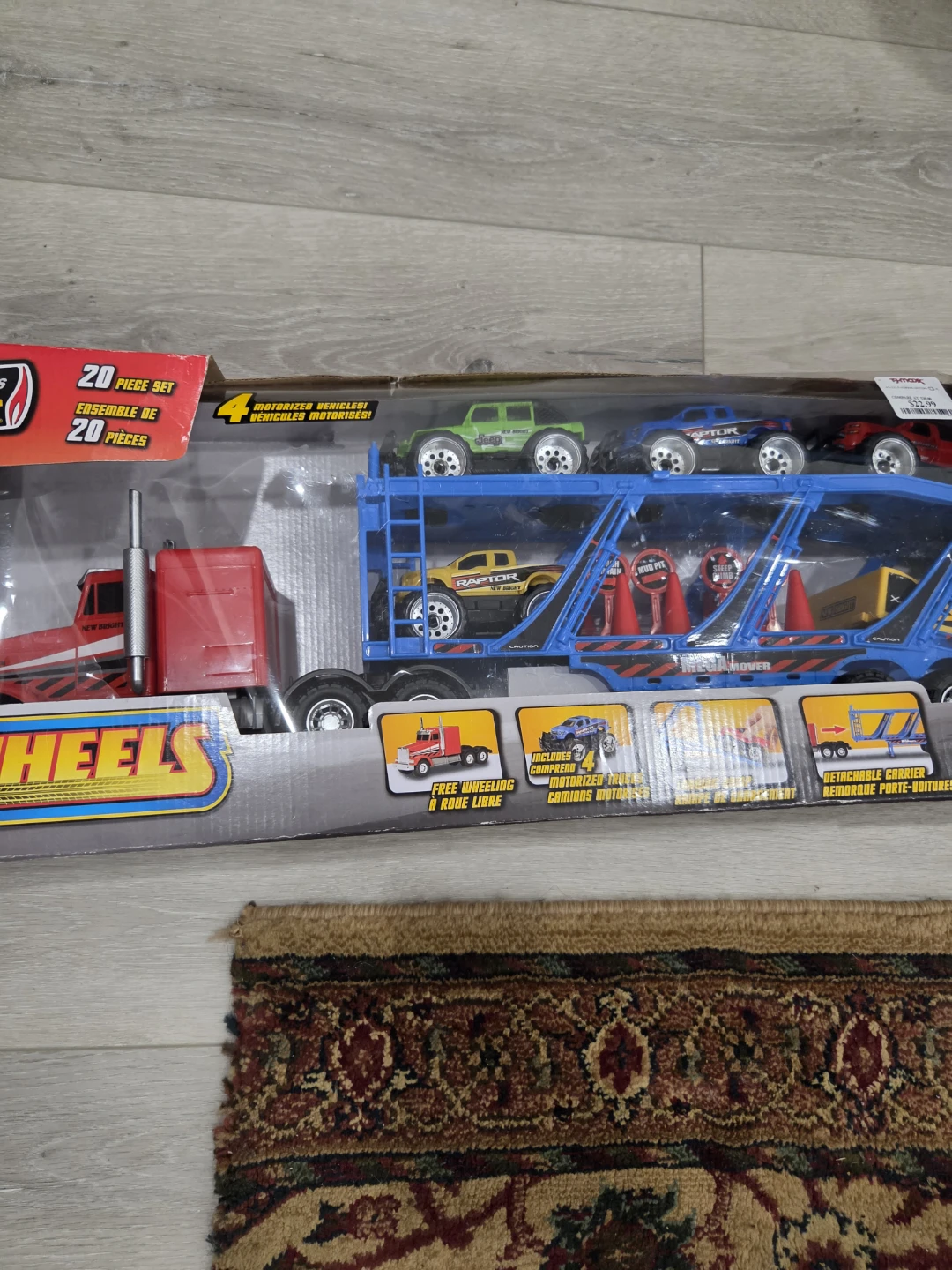 New Bright Mega Mover Truck Hauler 20 Piece Set - photo 3