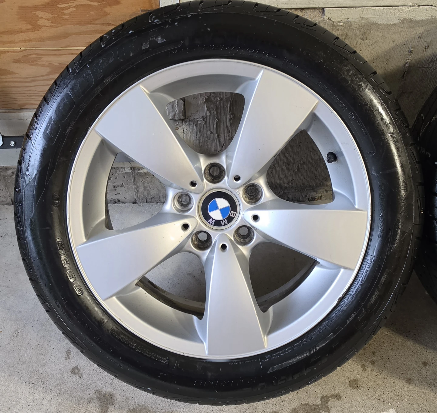 Set of 4 BMW 5 Series Wheels with Tires - photo 4