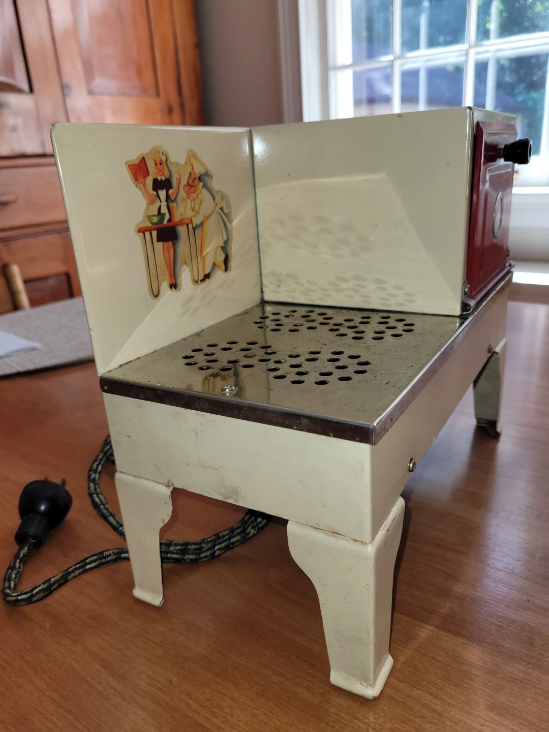 WORKING Vintage Superior Toy Oven - photo 5