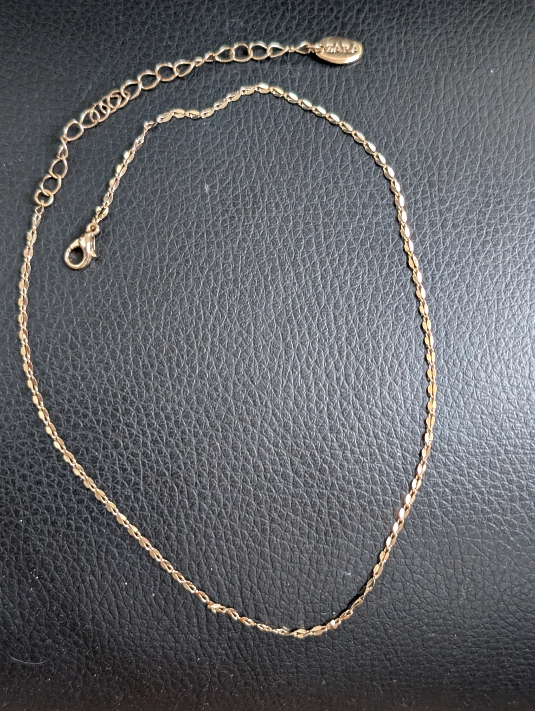 Zara gold-tone link chain necklace - photo 3