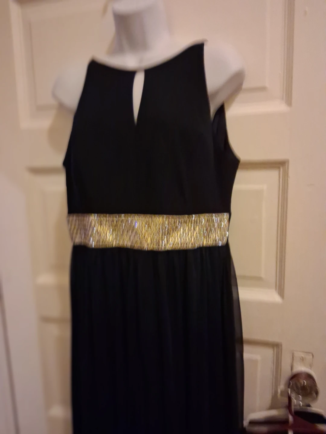 R&M Richards Black Evening Gown